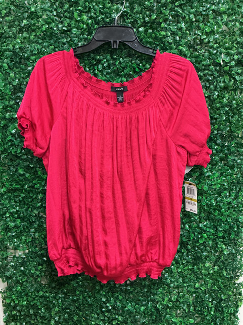 Vist Large View of Product Image Which is Used Alfani Short Sleeve Top L-12/14