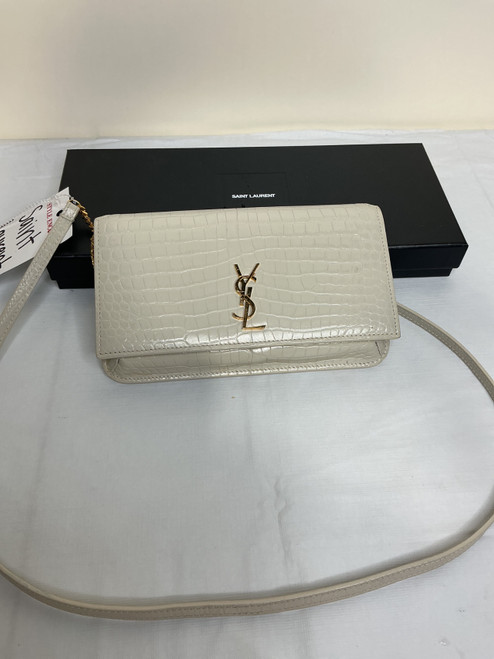 Vist Large View of Product Image Which is Used Saint Laurent Small Leather Handbag