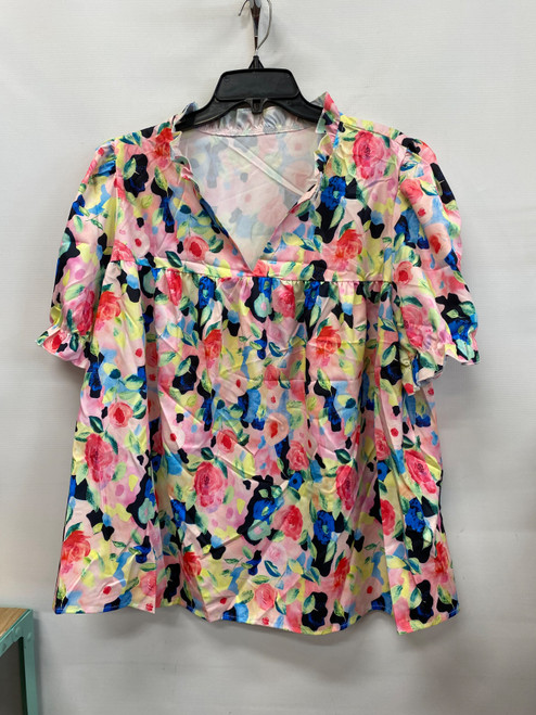 Vist Large View of Product Image Which is Used Shein Short Sleeve Top 3X-22