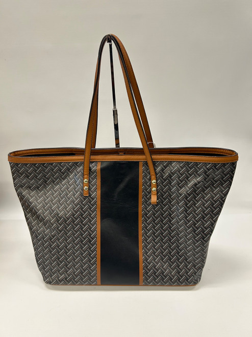 Vist Large View of Product Image Which is Used Sondra Roberts Xlarge Leather Handbag
