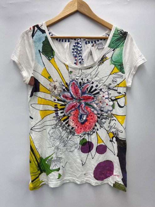 Vist Large View of Product Image Which is Used Desigual Short Sleeve Top XL-16