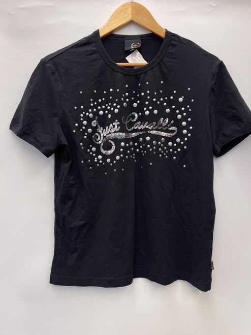 Vist Large View of Product Image Which is Used Just Cavalli Short Sleeve Top XL-16