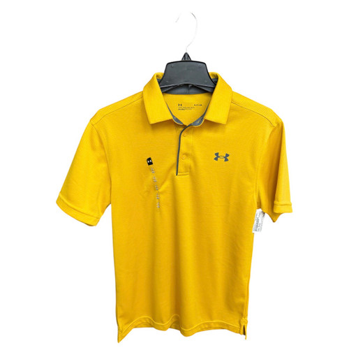Vist Large View of Product Image Which is Used Under Armour Mens Short Sleeve Top S/14-14.5