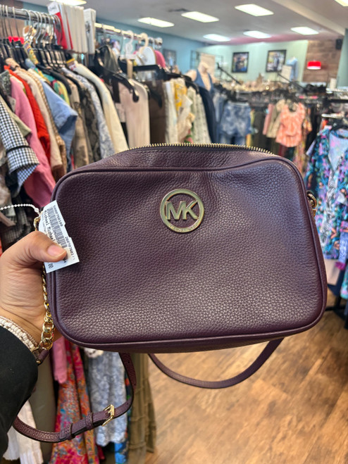 Vist Large View of Product Image Which is Used Michael Michael Kors Small Leather Handbag