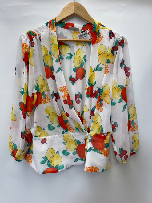 Vist Large View of Product Image Which is Used Eva Mendes For York & Co. Short Sleeve Top L-12/14
