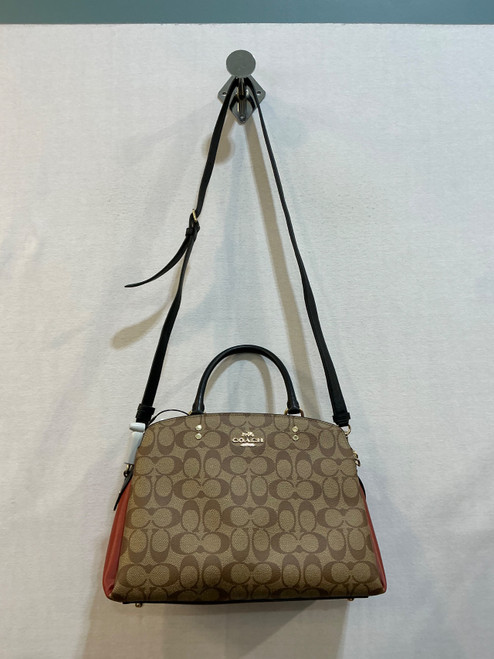 Vist Large View of Product Image Which is Used Coach Large Leather Handbag