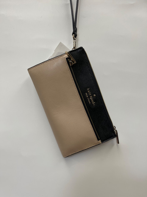 Vist Large View of Product Image Which is Used Kate Spade New York Leather Wristlet