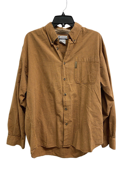 Vist Large View of Product Image Which is Used Columbia Mens Long Sleeve Top L/16-16.5