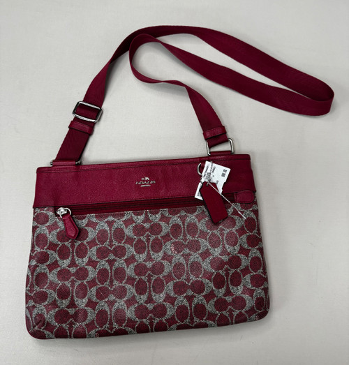 Vist Large View of Product Image Which is Used Coach Large Leather Handbag