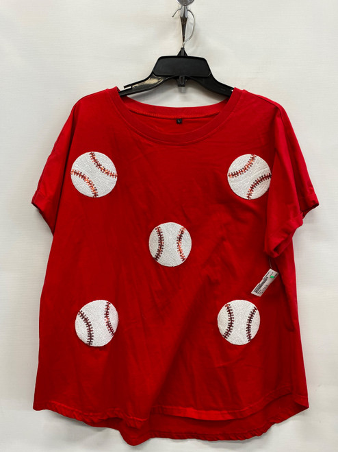Vist Large View of Product Image Which is Used Shein Short Sleeve Top L-12/14