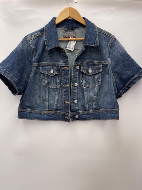 Vist Large View of Product Image Which is Used Torrid Denim Jacket 2X-20