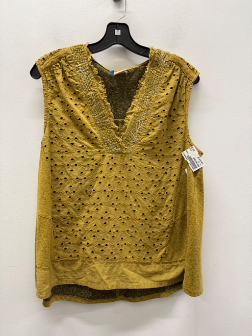 Vist Large View of Product Image Which is Used  Green Anthropologie Tank Top M-8/10