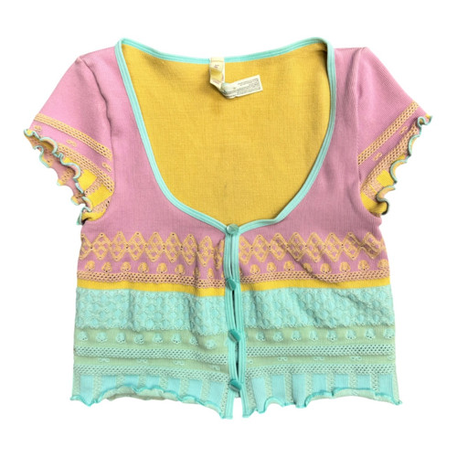 Vist Large View of Product Image Which is Used Anthropologie Short Sleeve Top L-12/14