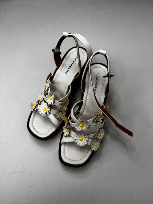 Vist Large View of Product Image Which is Used Lucky Brand Wedge Sandals 8.5