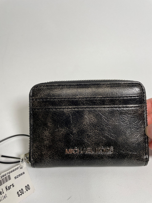 Vist Large View of Product Image Which is Used Michael Michael Kors Leather Wallet