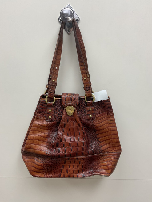Vist Large View of Product Image Which is Used Brahmin Large Leather Handbag