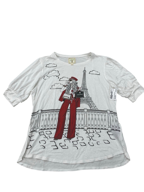 Vist Large View of Product Image Which is Used Colortre Short Sleeve Top S-4/6