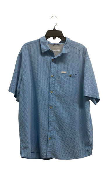Vist Large View of Product Image Which is Used Columbia Mens Short Sleeve Top XL/17-17.5
