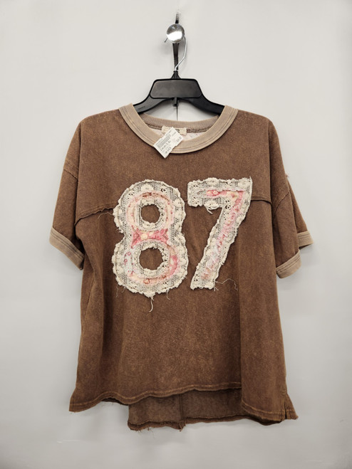 Vist Large View of Product Image Which is Used Gimmicks By Bke Short Sleeve Top S-4/6