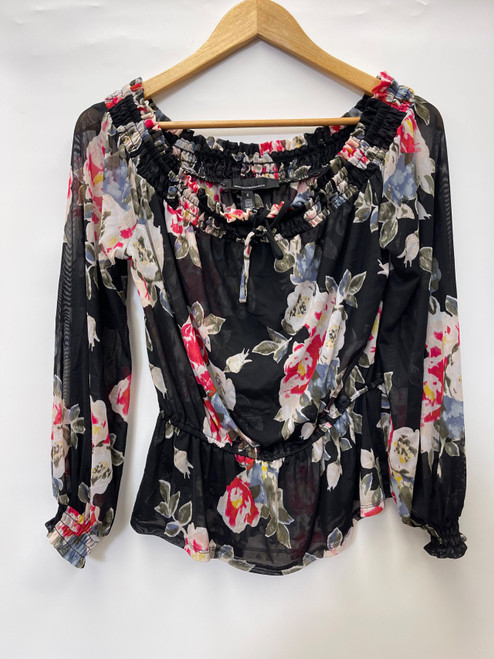 Vist Large View of Product Image Which is Used White House Black Market Long Sleeve Top S-4/6