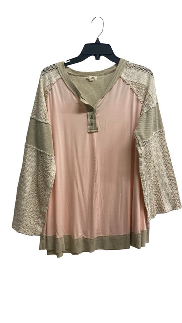 Vist Large View of Product Image Which is Used POL Long Sleeve Top L-12/14