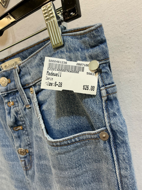 Vist Large View of Product Image Which is Used Madewell Denim 6-28