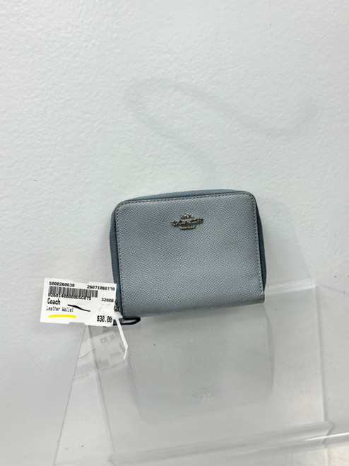Vist Large View of Product Image Which is Used Coach Leather Wallet
