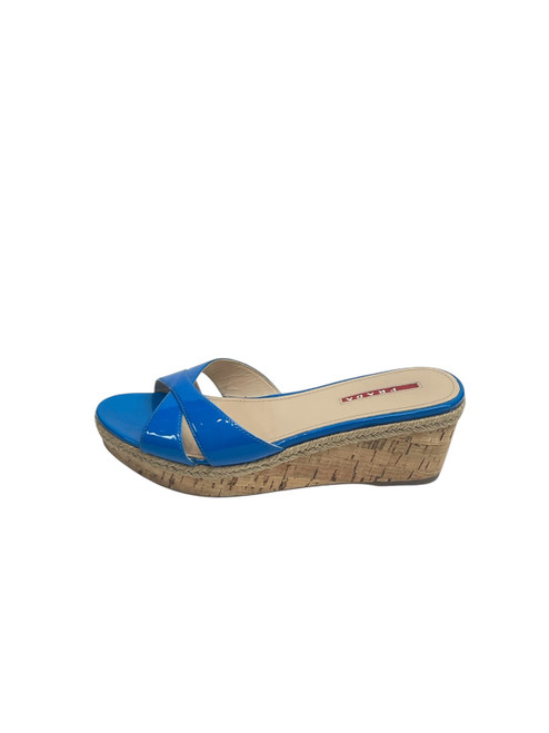 Vist Large View of Product Image Which is Used Prada Wedge Sandals 8.5