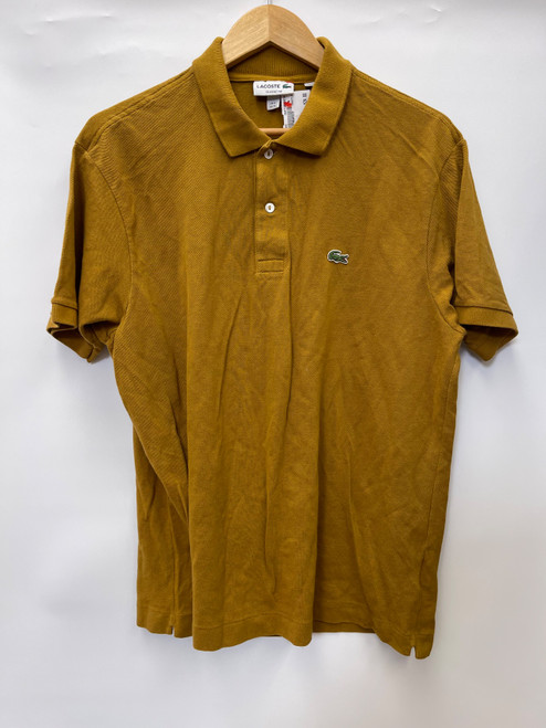 Vist Large View of Product Image Which is Used Lacoste Mens Short Sleeve Top XL/17-17.5