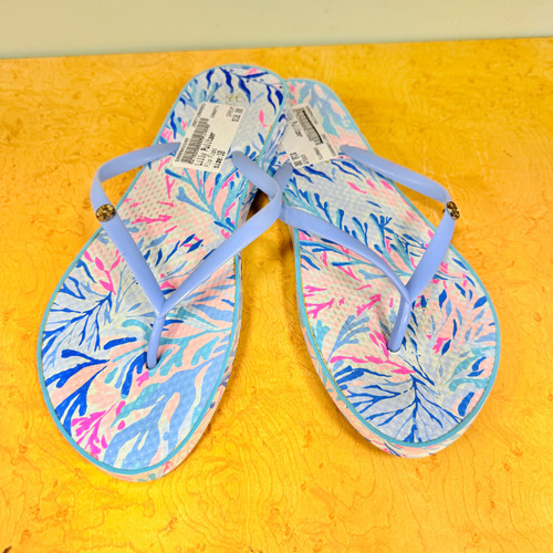 Vist Large View of Product Image Which is Used Lilly Pulitzer Flip Flops 10
