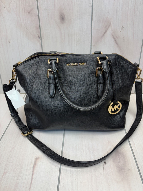 Vist Large View of Product Image Which is Used Michael Kors Large Leather Handbag