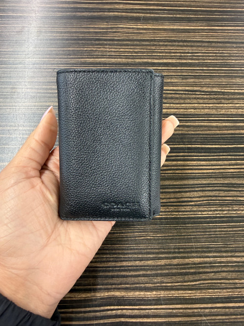 Vist Large View of Product Image Which is Used Coach Mens Leather Wallet