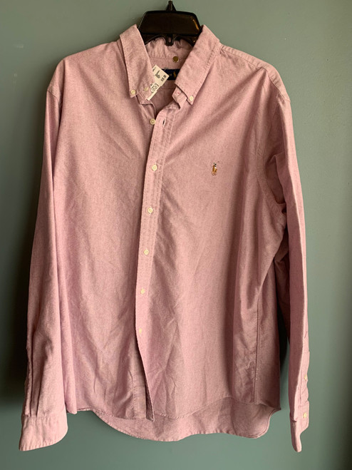 Vist Large View of Product Image Which is Used Ralph Lauren Mens Long Sleeve Top XL/17-17.5