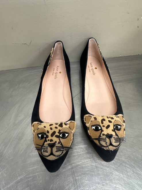 Vist Large View of Product Image Which is Used Black Kate Spade New York Flats 8