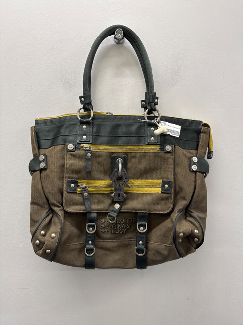 Vist Large View of Product Image Which is Used Green George Gina & Lucy Large Handbag