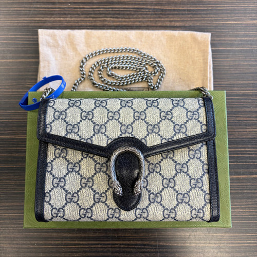 Vist Large View of Product Image Which is Used Gucci Mini Dionysus Leather Handbag