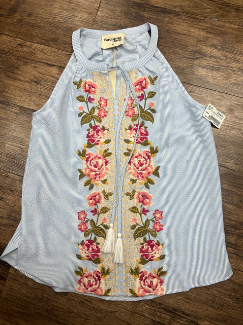 Vist Large View of Product Image Which is Used savanna Jane Sleeveless Top M-8/10
