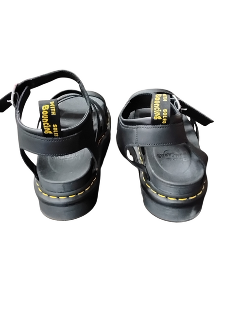 Vist Large View of Product Image Which is Used Dr. Martens Wedge Sandals 9