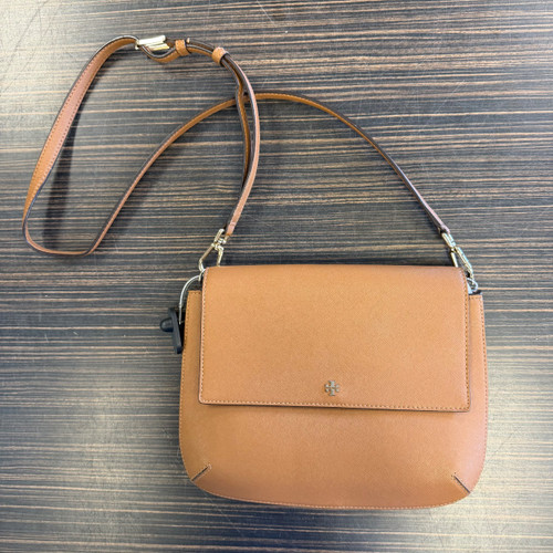 Vist Large View of Product Image Which is Used Tory Burch Large Leather Handbag
