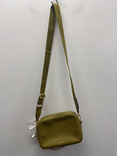 Vist Large View of Product Image Which is Used Green Michael Kors Small Leather Handbag