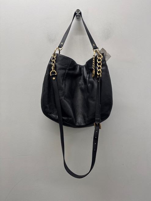 Vist Large View of Product Image Which is Used Black Michael Kors Small Leather Handbag
