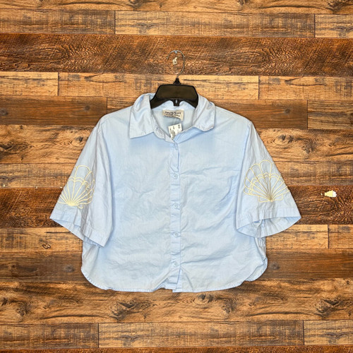 Vist Large View of Product Image Which is Used Paper Heart Short Sleeve Top XS-0/2