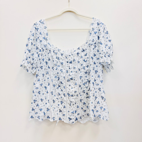 Vist Large View of Product Image Which is Used Anthropologie Short Sleeve Top L-12/14
