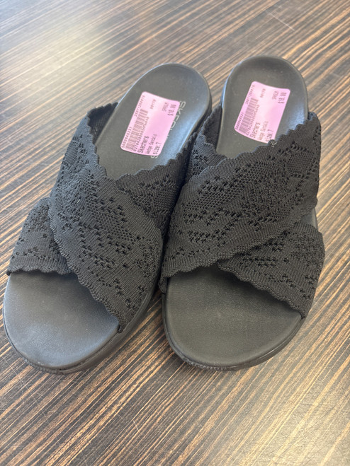 Vist Large View of Product Image Which is NWT  Skechers Wedge Sandals 7
