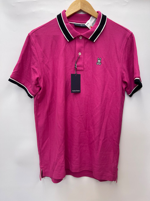 Vist Large View of Product Image Which is Used Psycho Bunny Mens Short Sleeve Top S/14-14.5