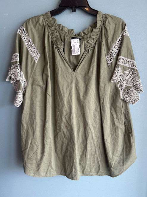 Vist Large View of Product Image Which is Used Talbots Short Sleeve Top 2X-20