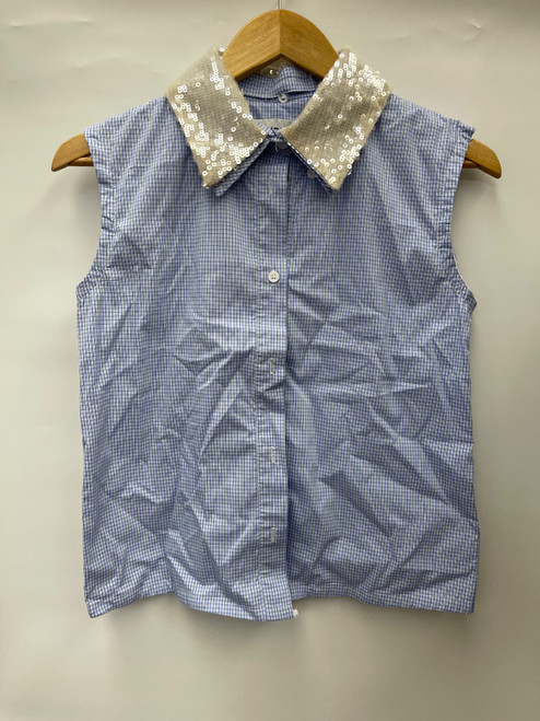 Vist Large View of Product Image Which is Used Maude Club Sleeveless Top XS-0/2