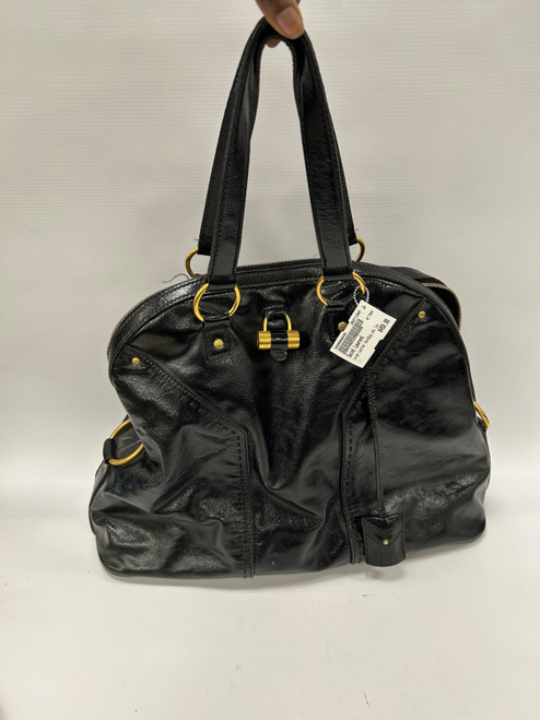 Vist Large View of Product Image Which is Used Saint Laurent Large Leather Handbag