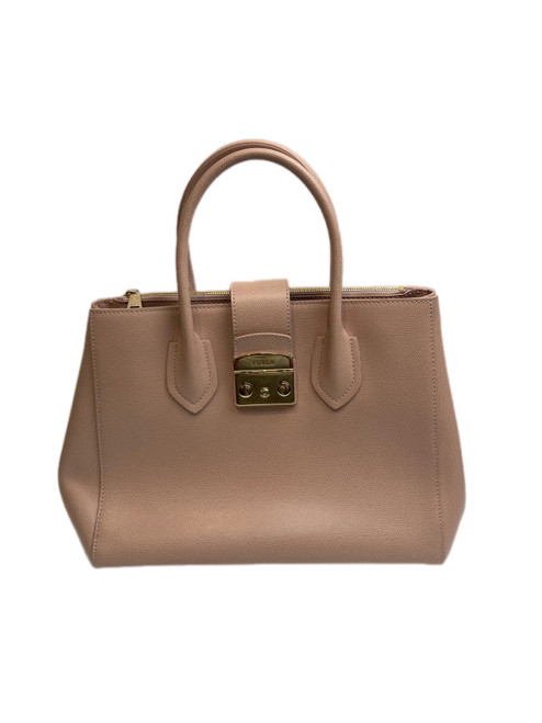 Vist Large View of Product Image Which is Used Furla Large Leather Handbag