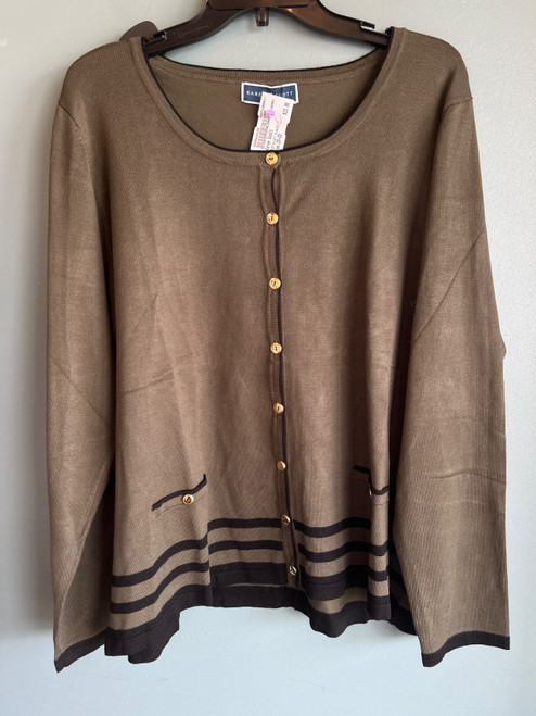 Vist Large View of Product Image Which is Used Karen Scott Lightweight Sweater 2X-20